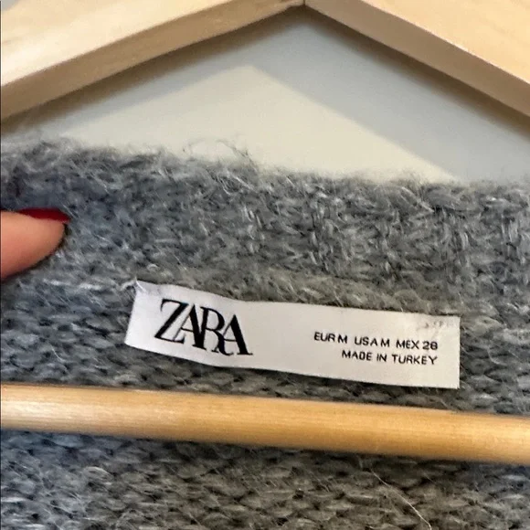 Zara Grey Cardigan - Picture 2 of 2